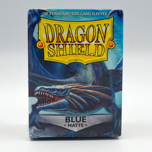 Dragon Shield - Blue - Matte - 100 Standard Size Card Sleeves