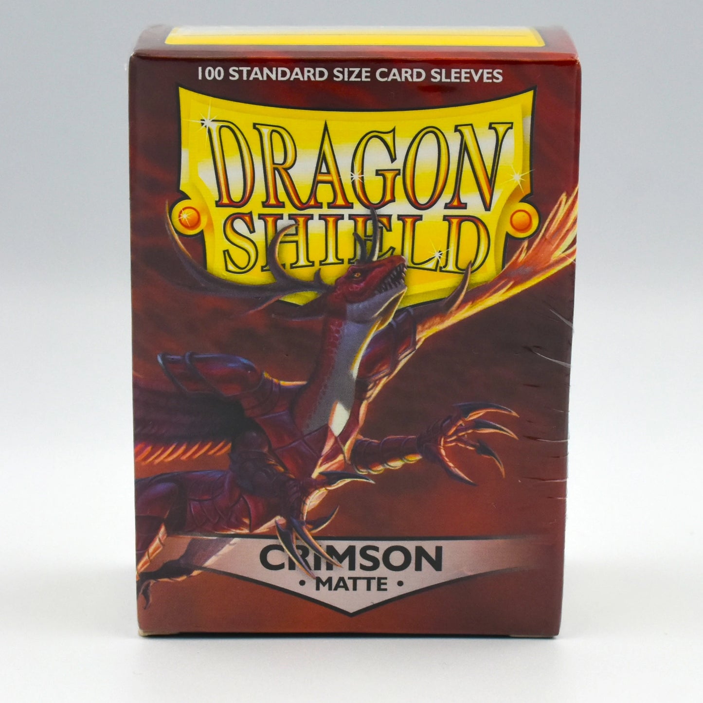 Dragon Shield - Crimson - Matte - 100 Standard Size Card Sleeves