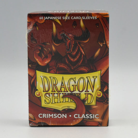 Dragon Shield - Crimson - Classic - 60 Japanese Size Card Sleeves