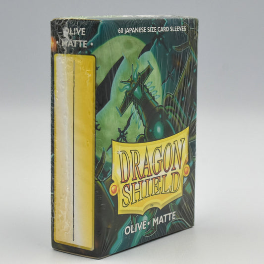 Dragon Shield - Olive - Matte - 60 Japanese Size Card Sleeves