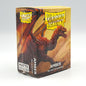Dragon Shield - Amber - Matte - 100 Standard Size Card Sleeves