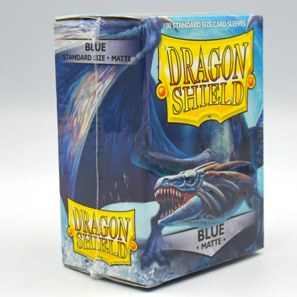 Dragon Shield - Blue - Matte - 100 Standard Size Card Sleeves