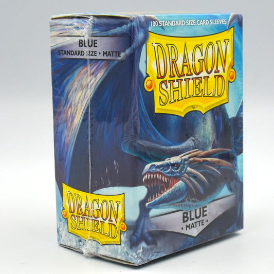 Dragon Shield - Blue - Matte - 100 Standard Size Card Sleeves