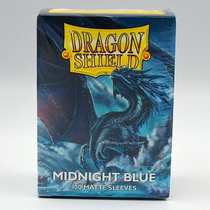 Dragon Shield - Midnight Blue - Matte - 100 Standard Size Card Sleeves