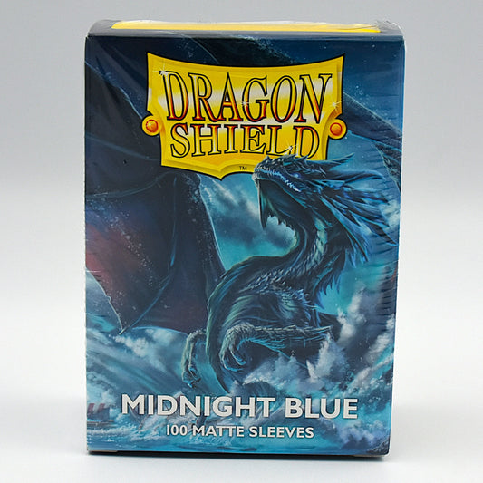 Dragon Shield - Midnight Blue - Matte - 100 Standard Size Card Sleeves