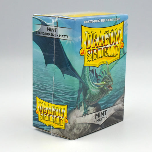 Dragon Shield - Mint - Matte - 100 Standard Size Card Sleeves