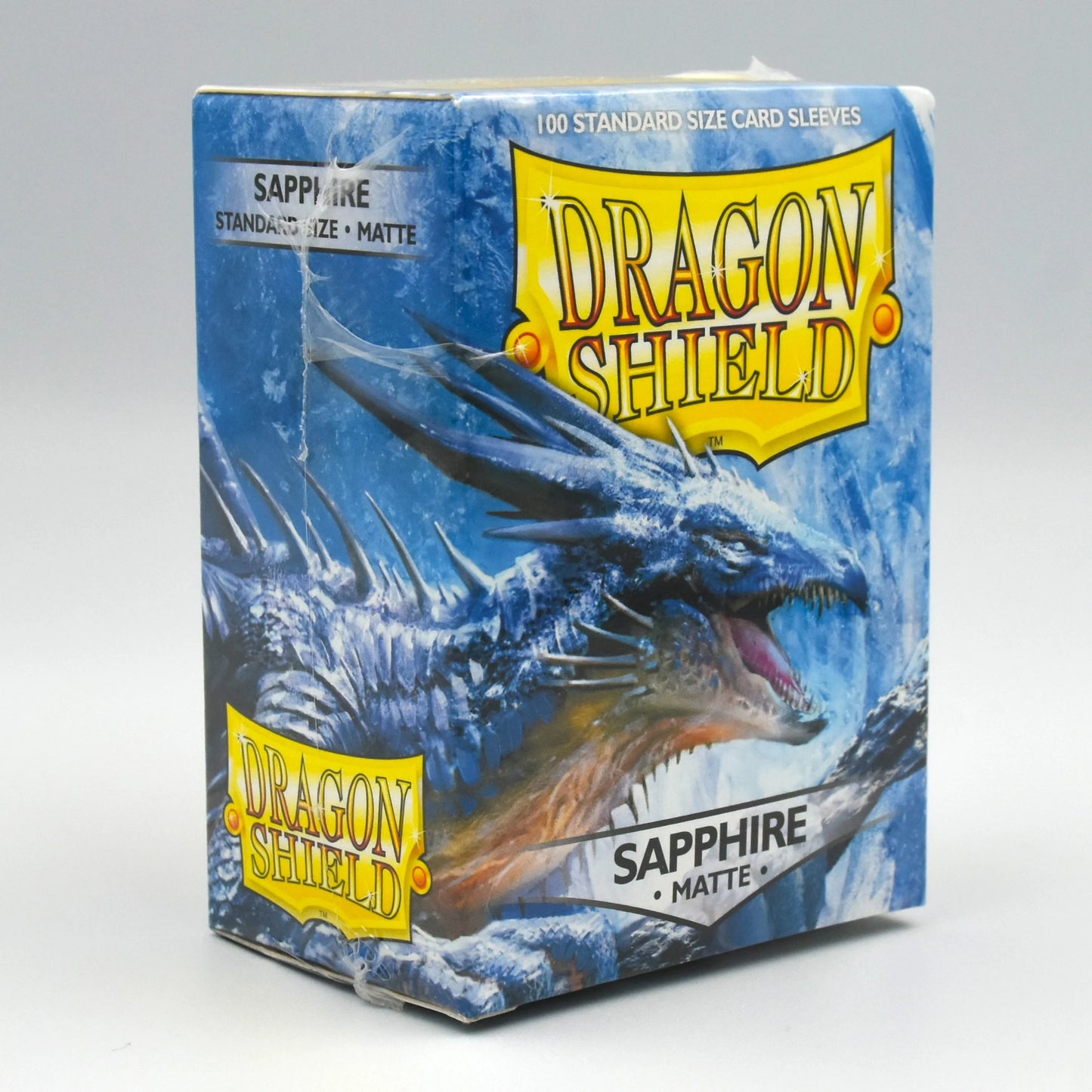 Dragon Shield - Sapphire - Matte - 100 Standard Size Card Sleeves