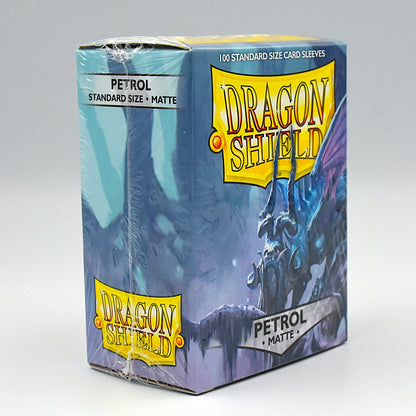 Dragon Shield - Petrol - Matte - 100 Standard Size Card Sleeves
