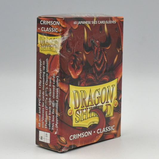 Dragon Shield - Crimson - Classic - 60 Japanese Size Card Sleeves