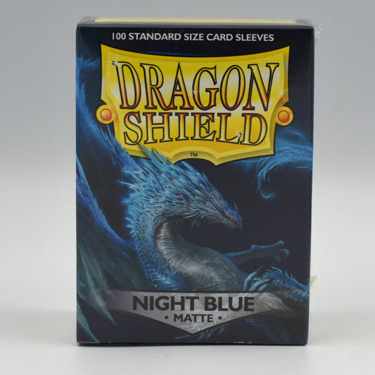 Dragon Shield - Night Blue - Matte - 100 Standard Size Card Sleeves