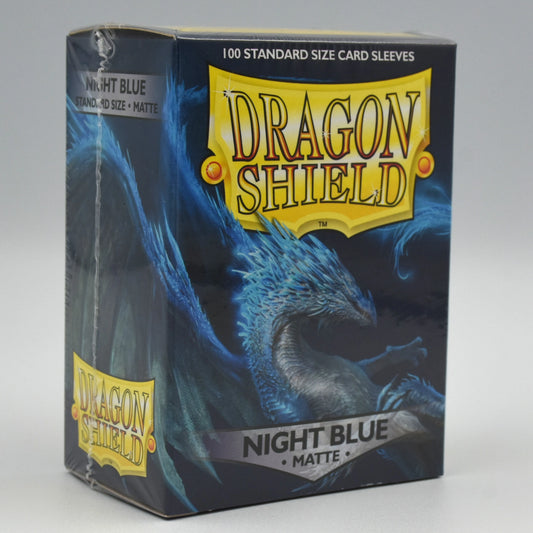 Dragon Shield - Night Blue - Matte - 100 Standard Size Card Sleeves