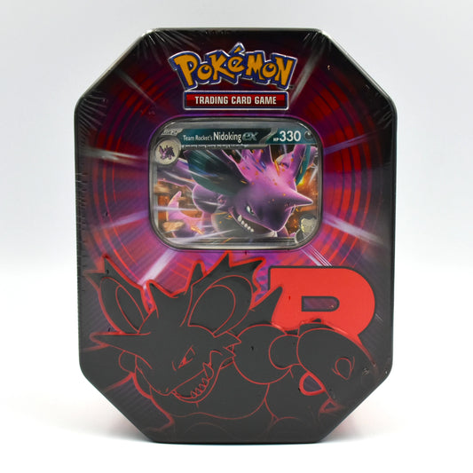 Pokemon - Team Rocket Tins: Team Rocket's Nidoking ex Tin